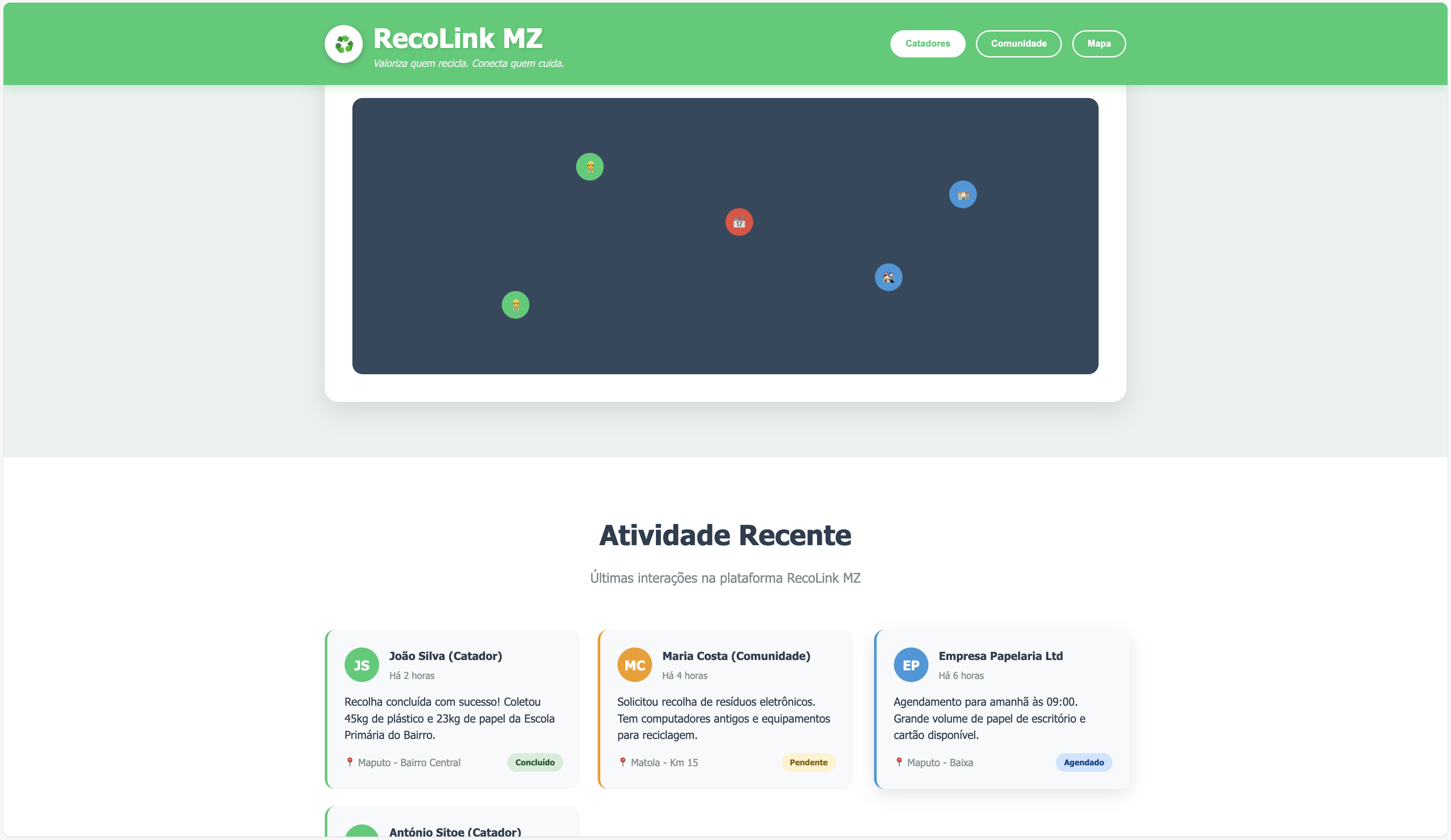 Interface 2 de RecoLink MZ